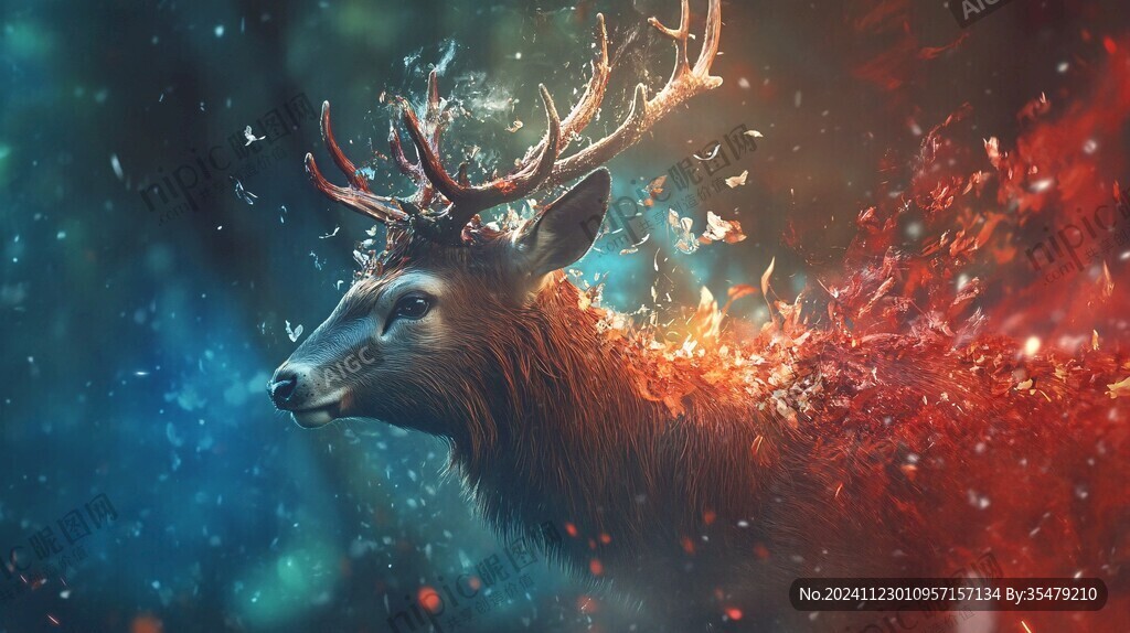 唯美夢(mèng)幻鹿