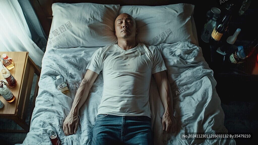 醉寂寞的男人睡覺