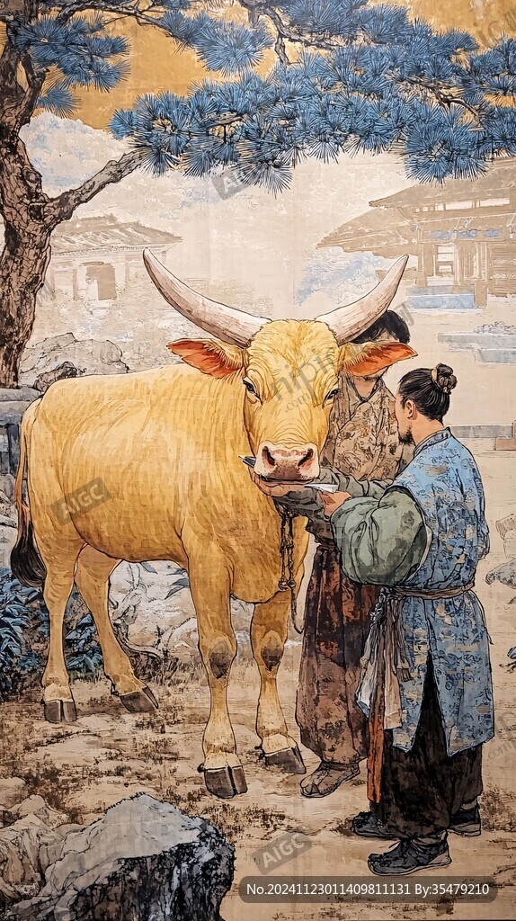 牛雜壁畫