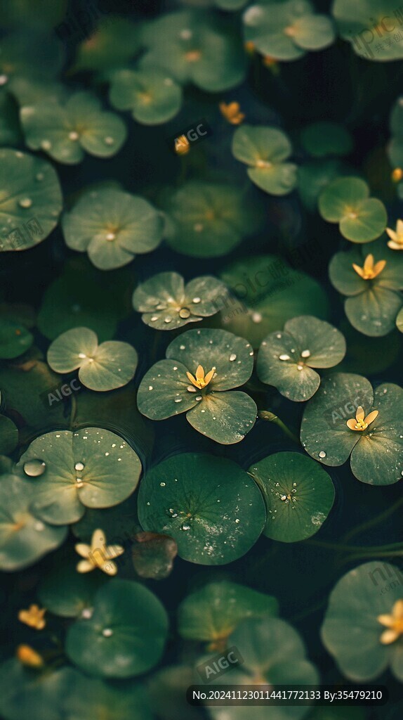 浮萍背景圖