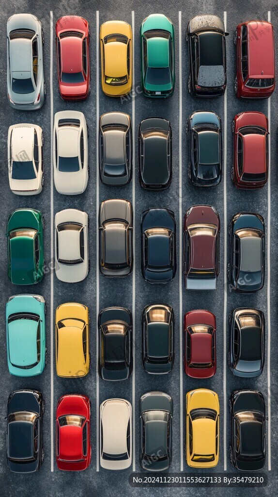 汽車頂視圖