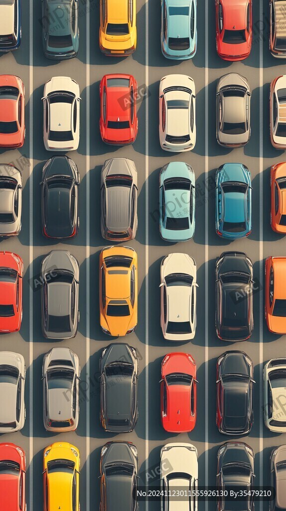 汽車頂視圖