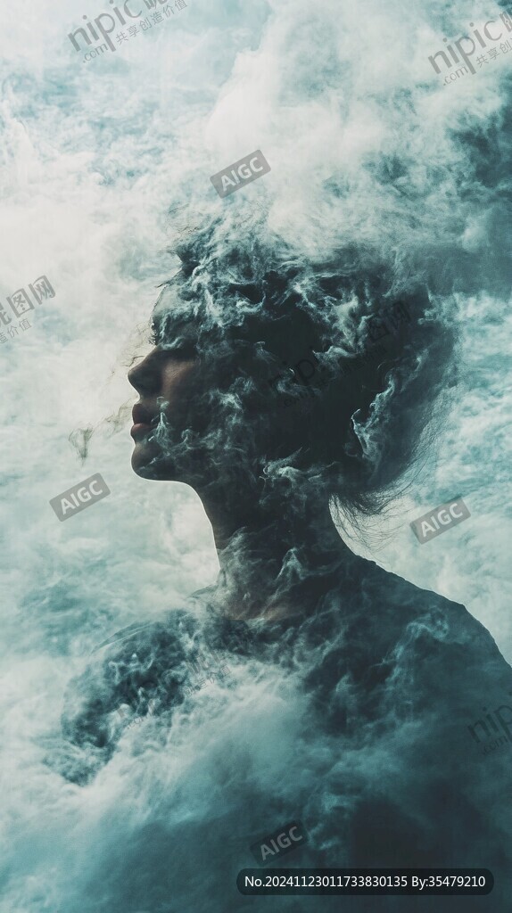新古典暈染煙霧