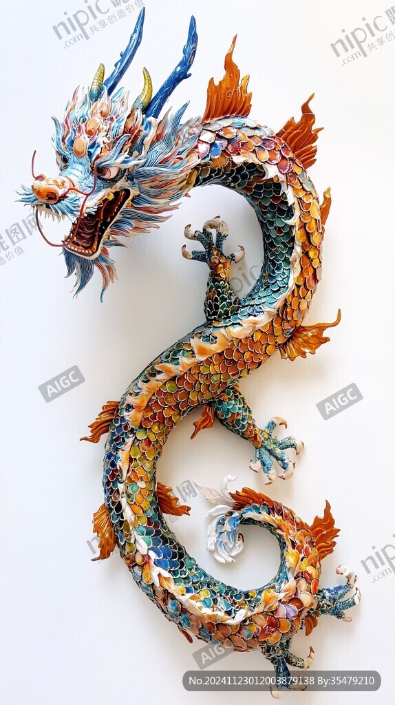 龍立體圖案