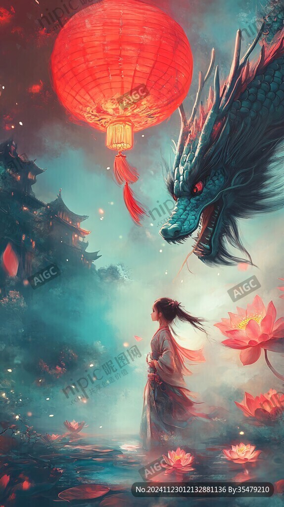 古風(fēng)龍插畫
