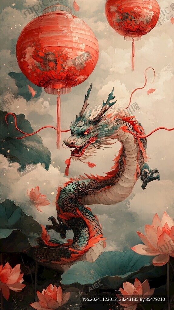 龍年插畫合集