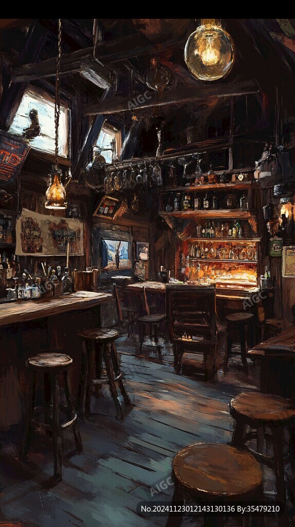 小酒館插畫