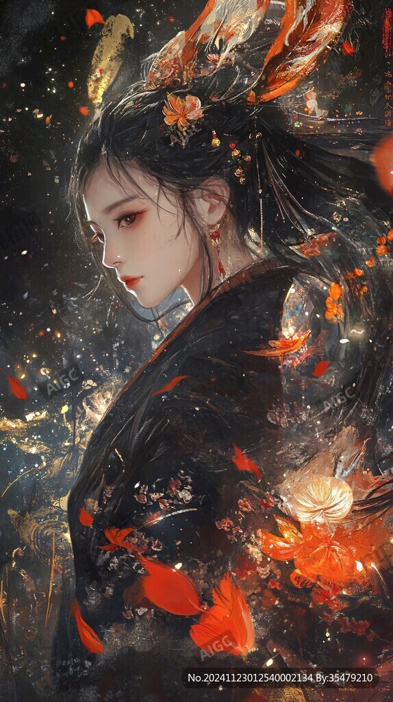 古風(fēng)女插畫(huà)
