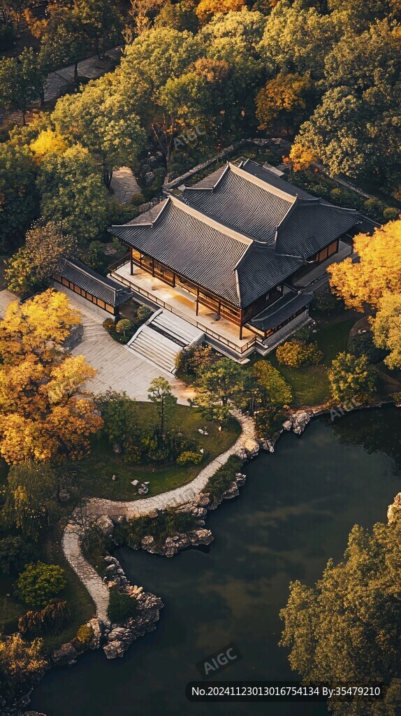 清晏園秋色