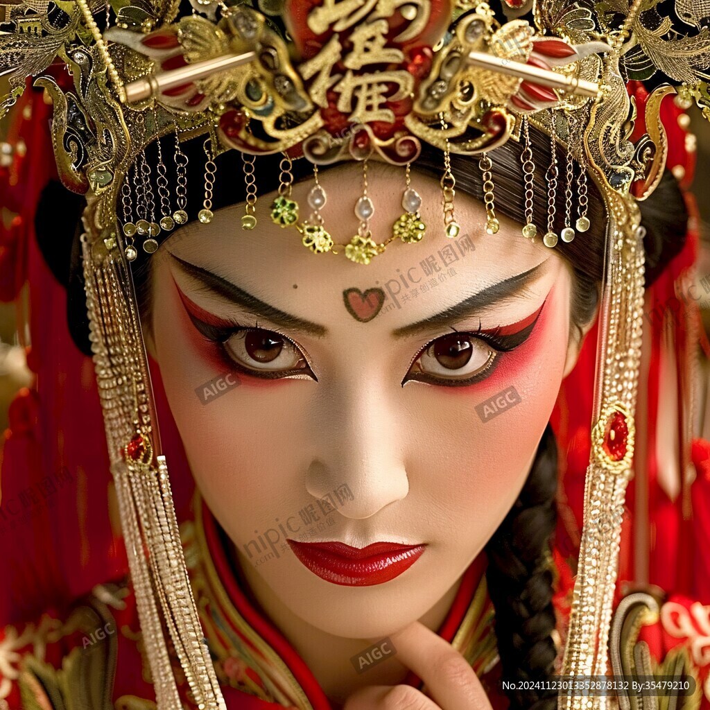 戲劇人物服飾妝容