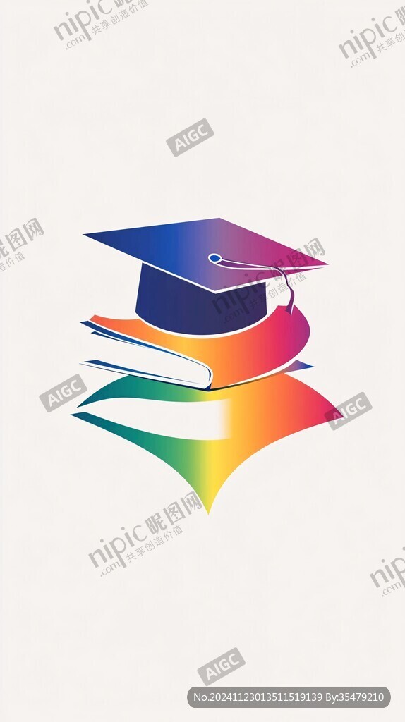 書博士帽logo