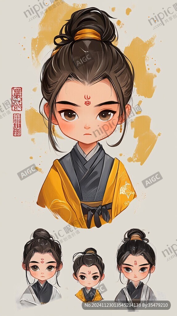 q版書生
