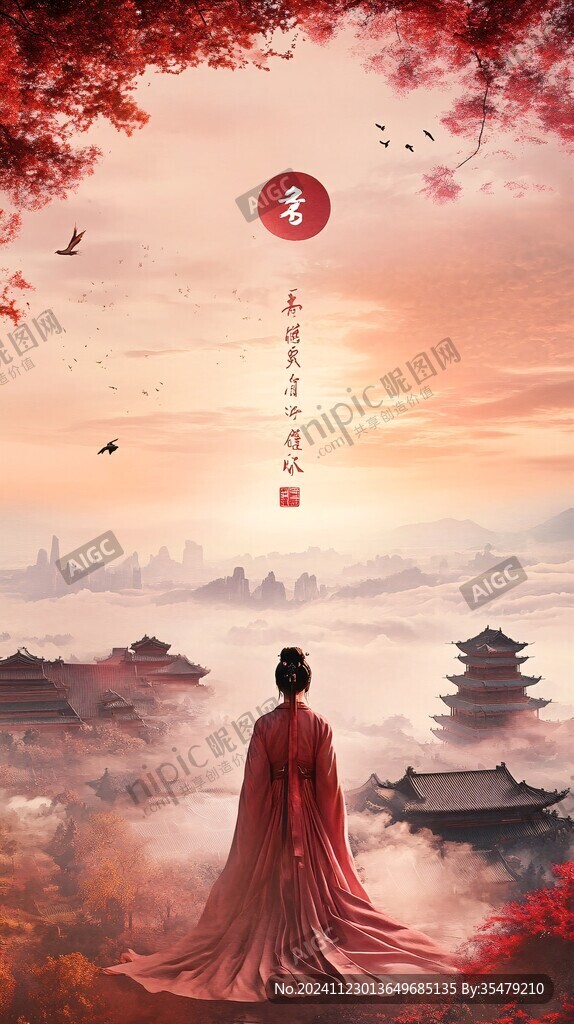古風(fēng)插畫(huà)99重陽(yáng)