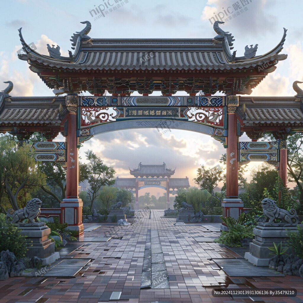 閩南風(fēng)格牌樓