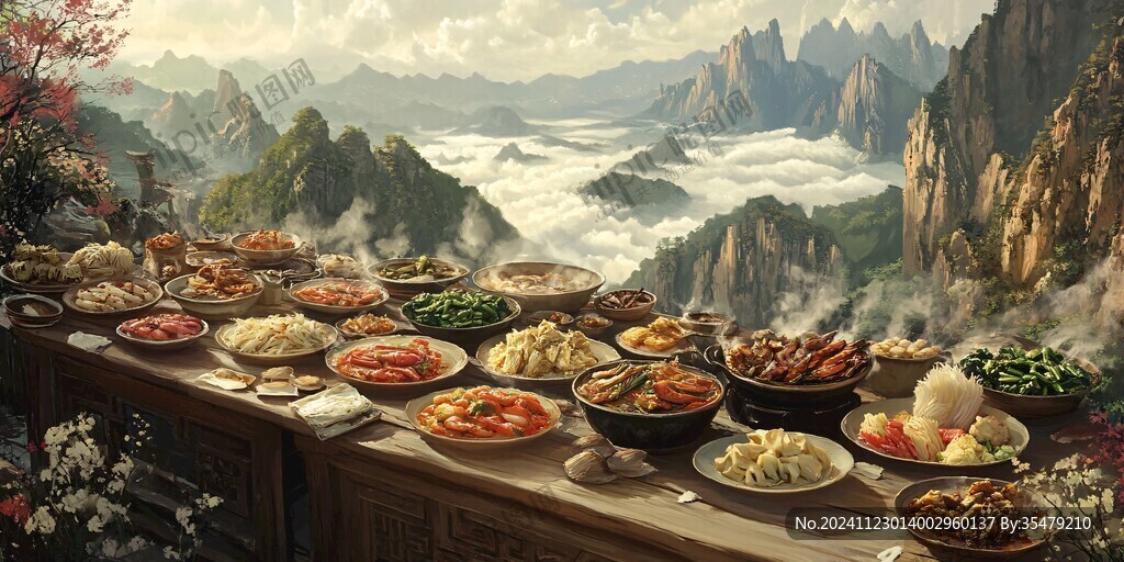精致火鍋場(chǎng)景