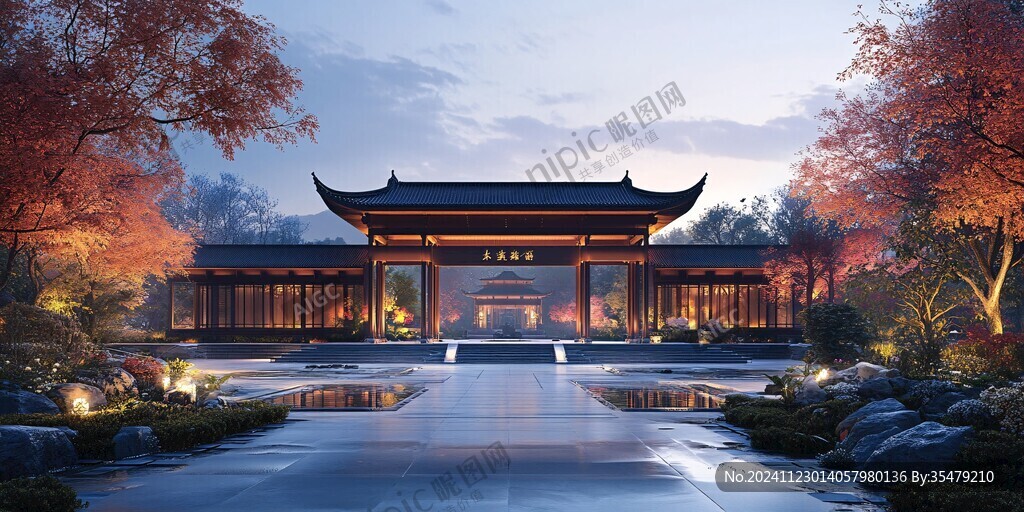 山門效果圖