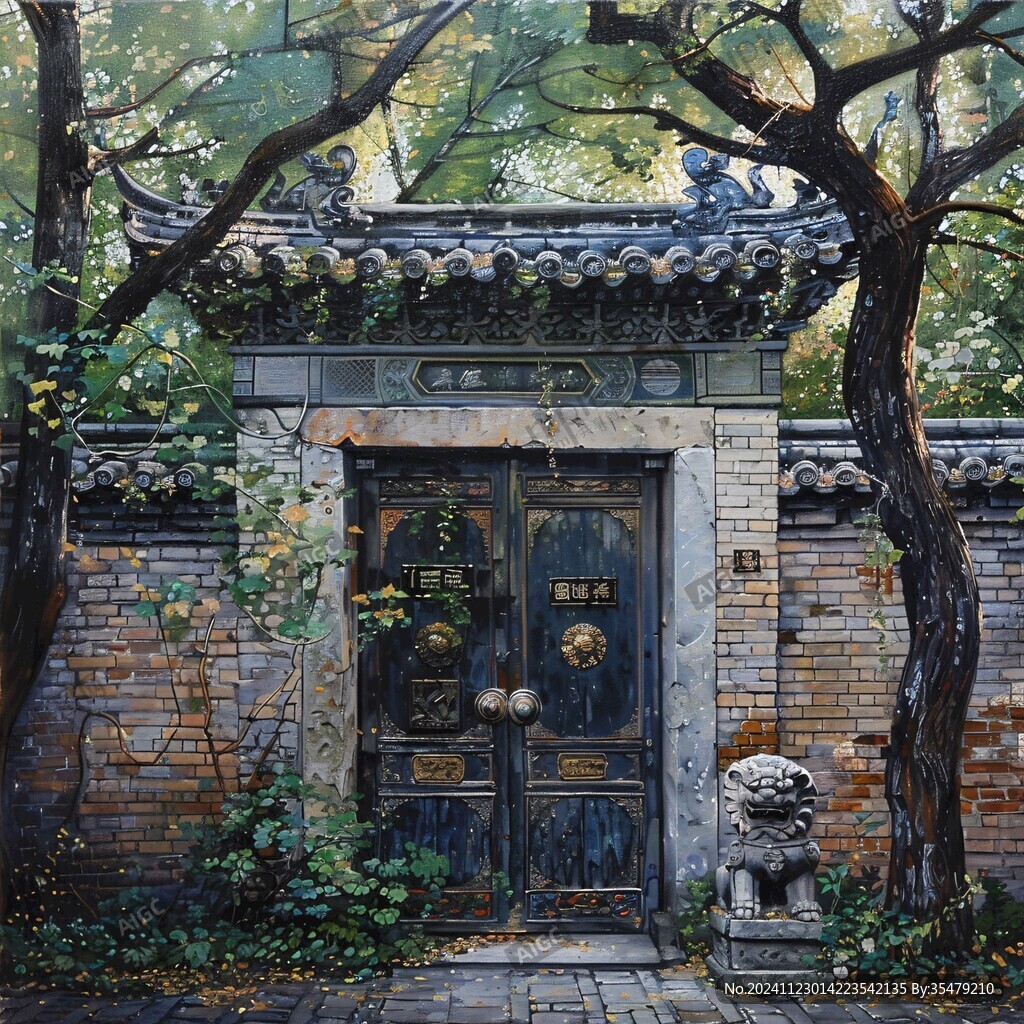 胡同院門