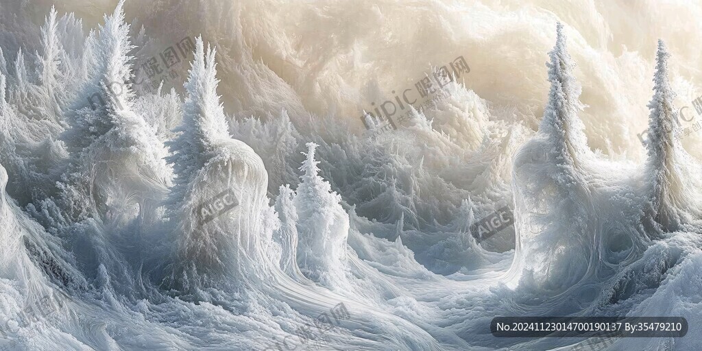奇幻冰火景象