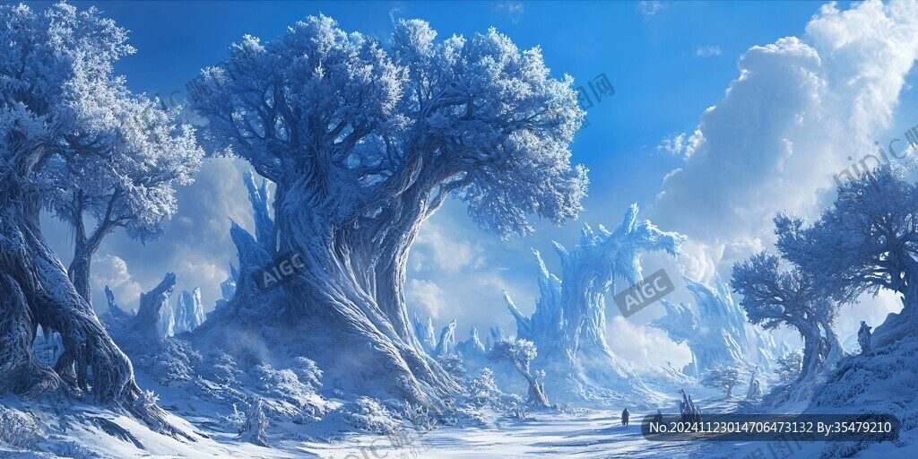 雪山大場景