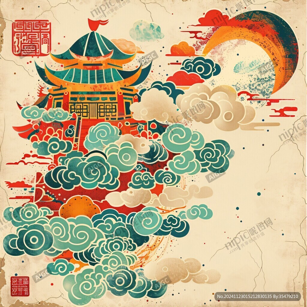 九天樓插畫