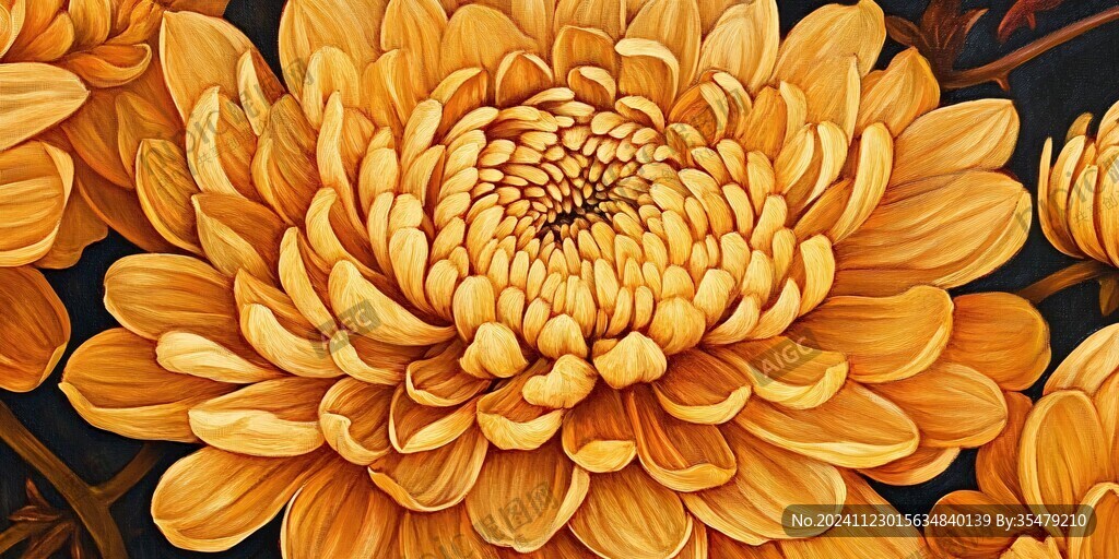 原創鼠繪菊花