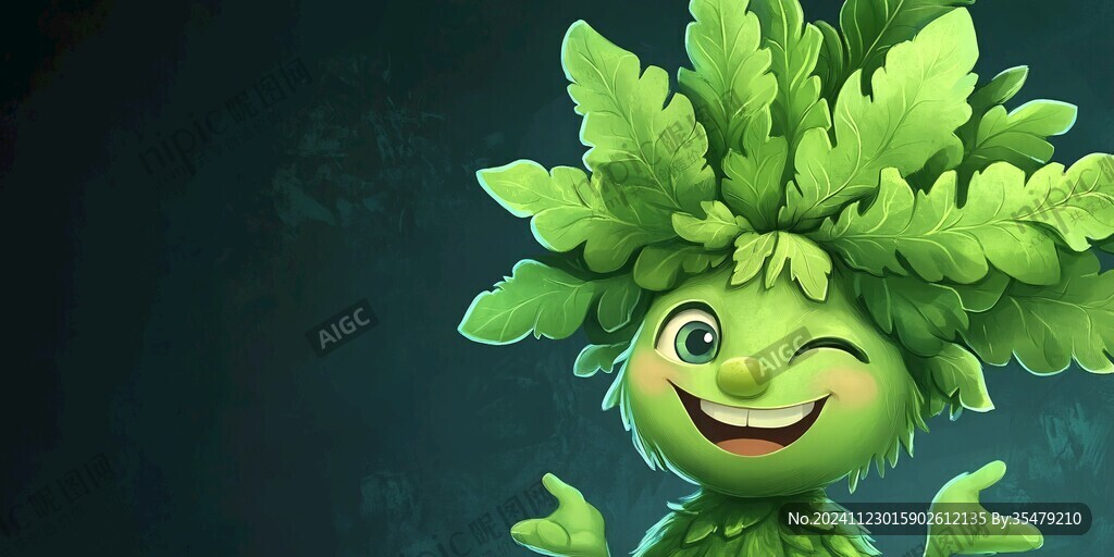 植物吉祥物設計