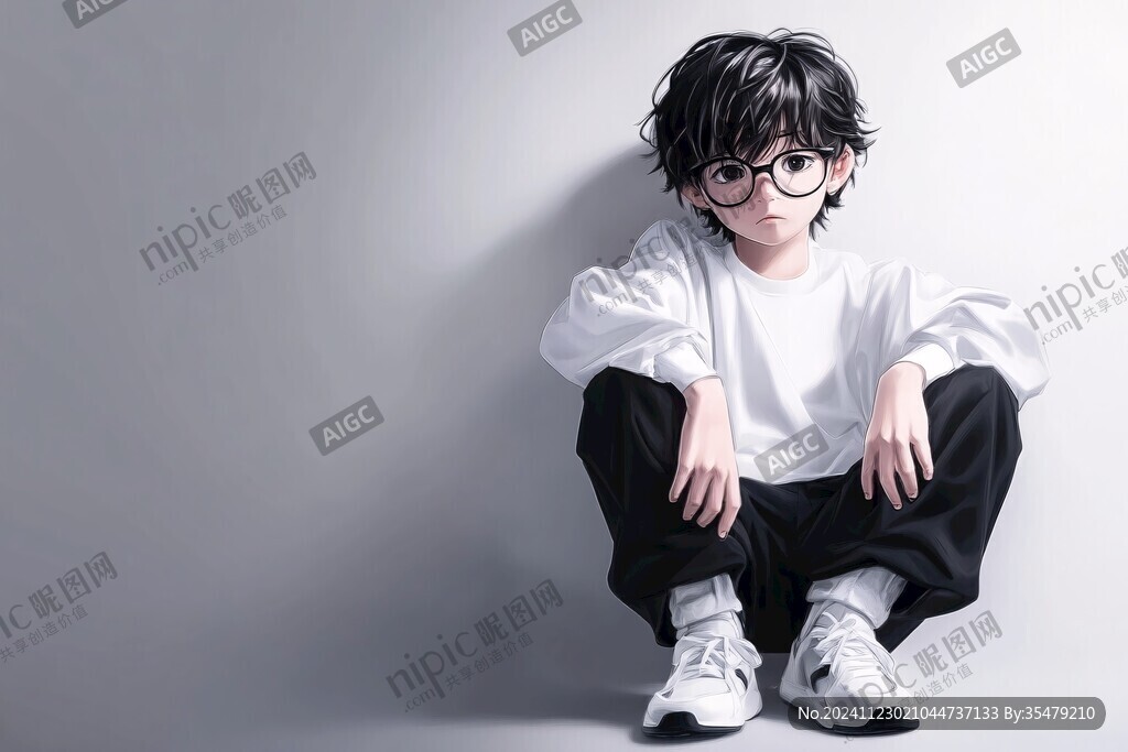 酷帥小男孩