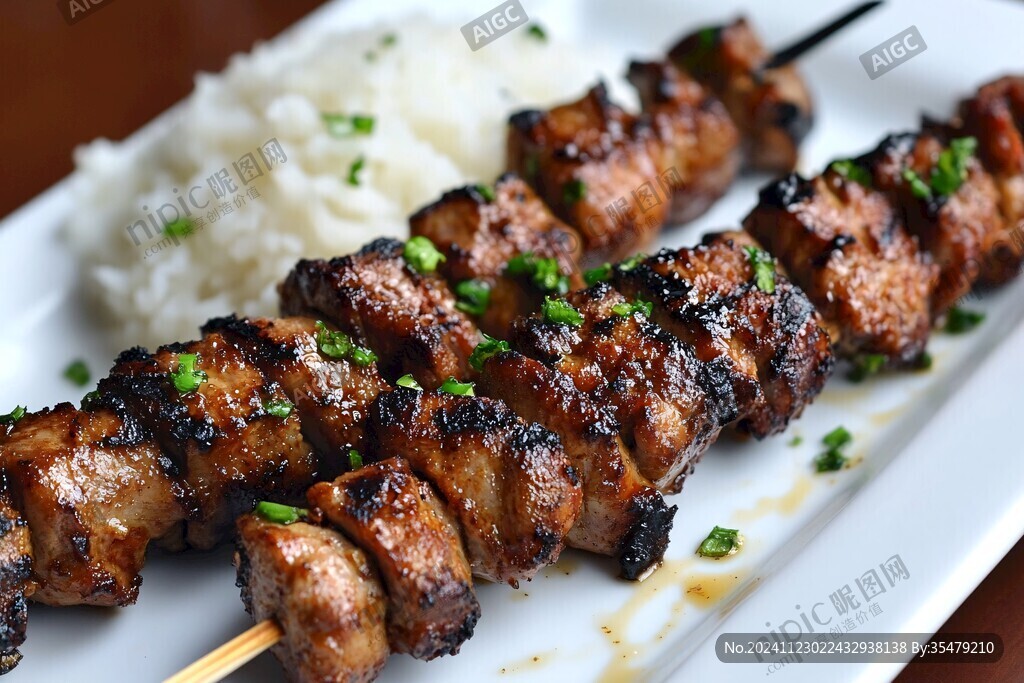 串燒豚肉