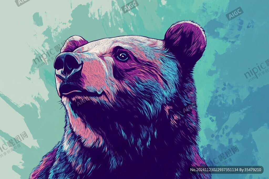棕熊插畫