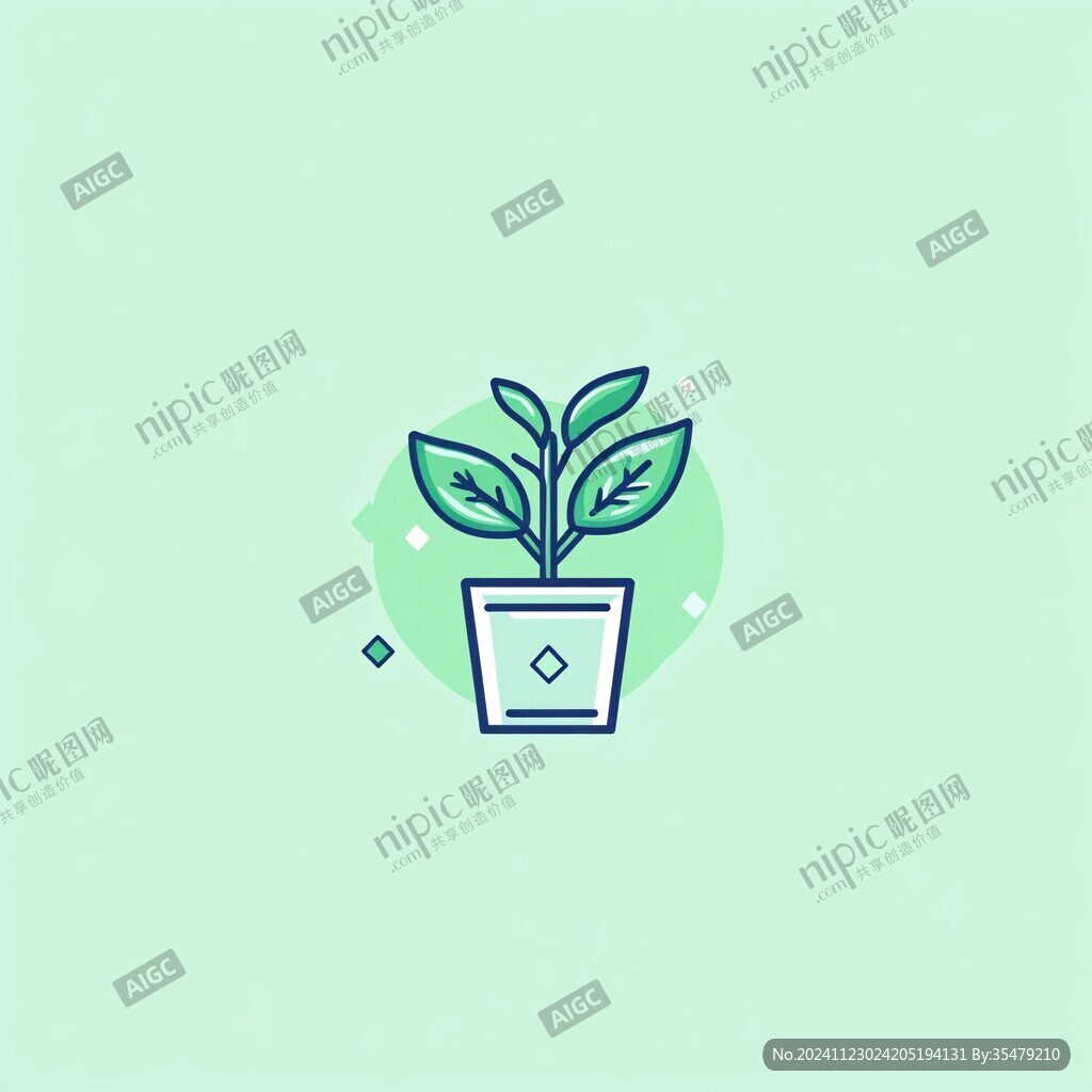 盆栽標志設計
