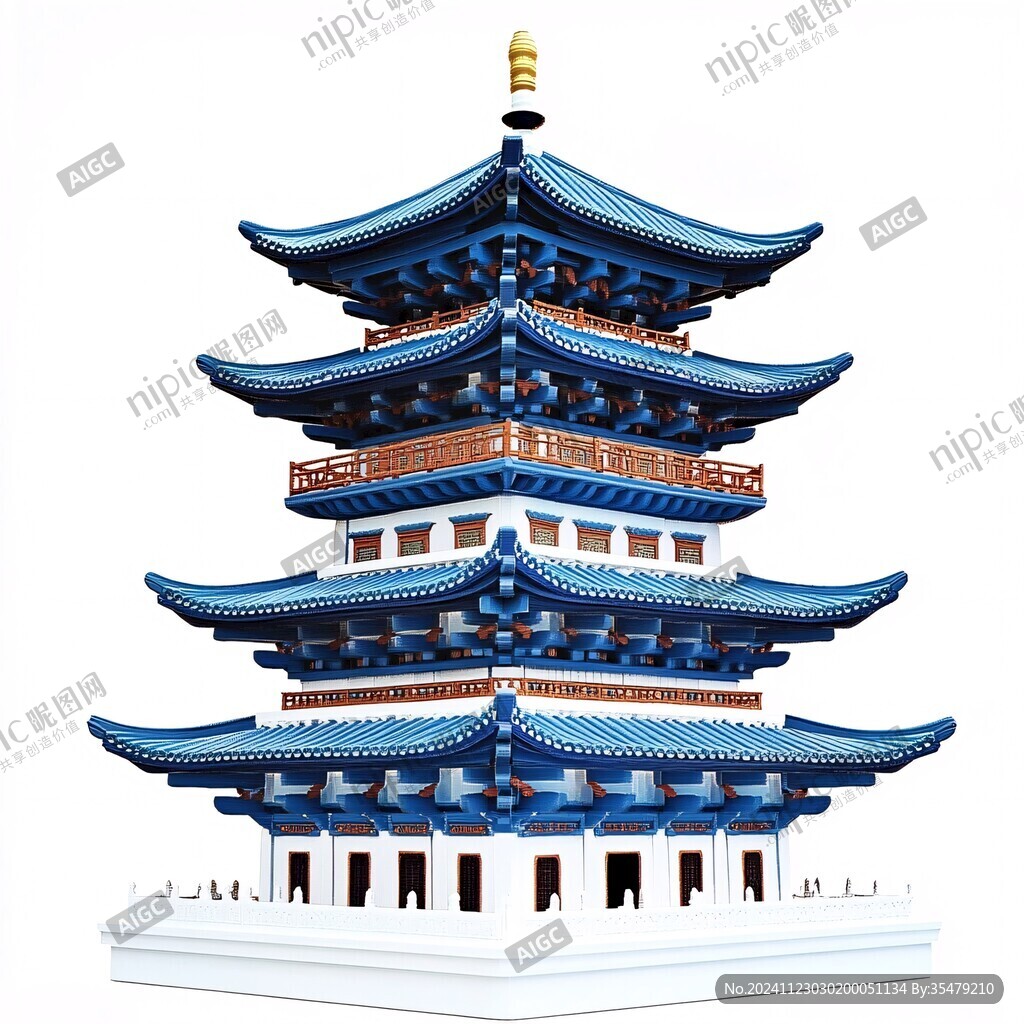 青花瓷滕王閣