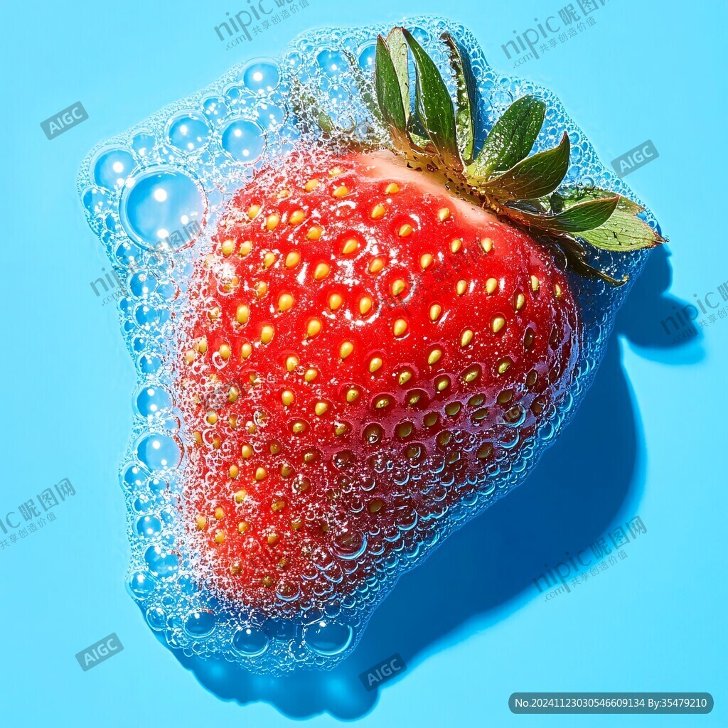 草莓氣泡