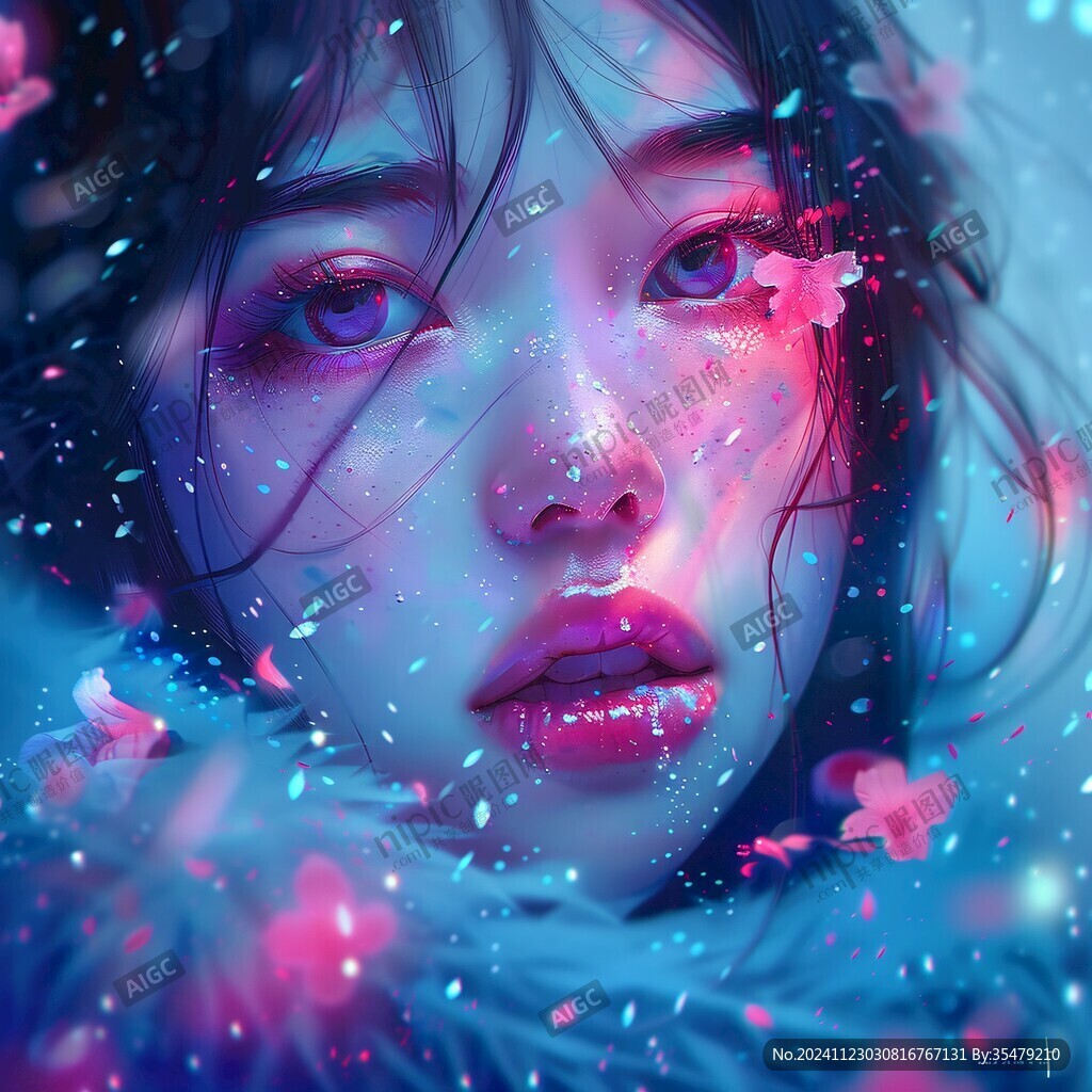 寫實唯美插畫