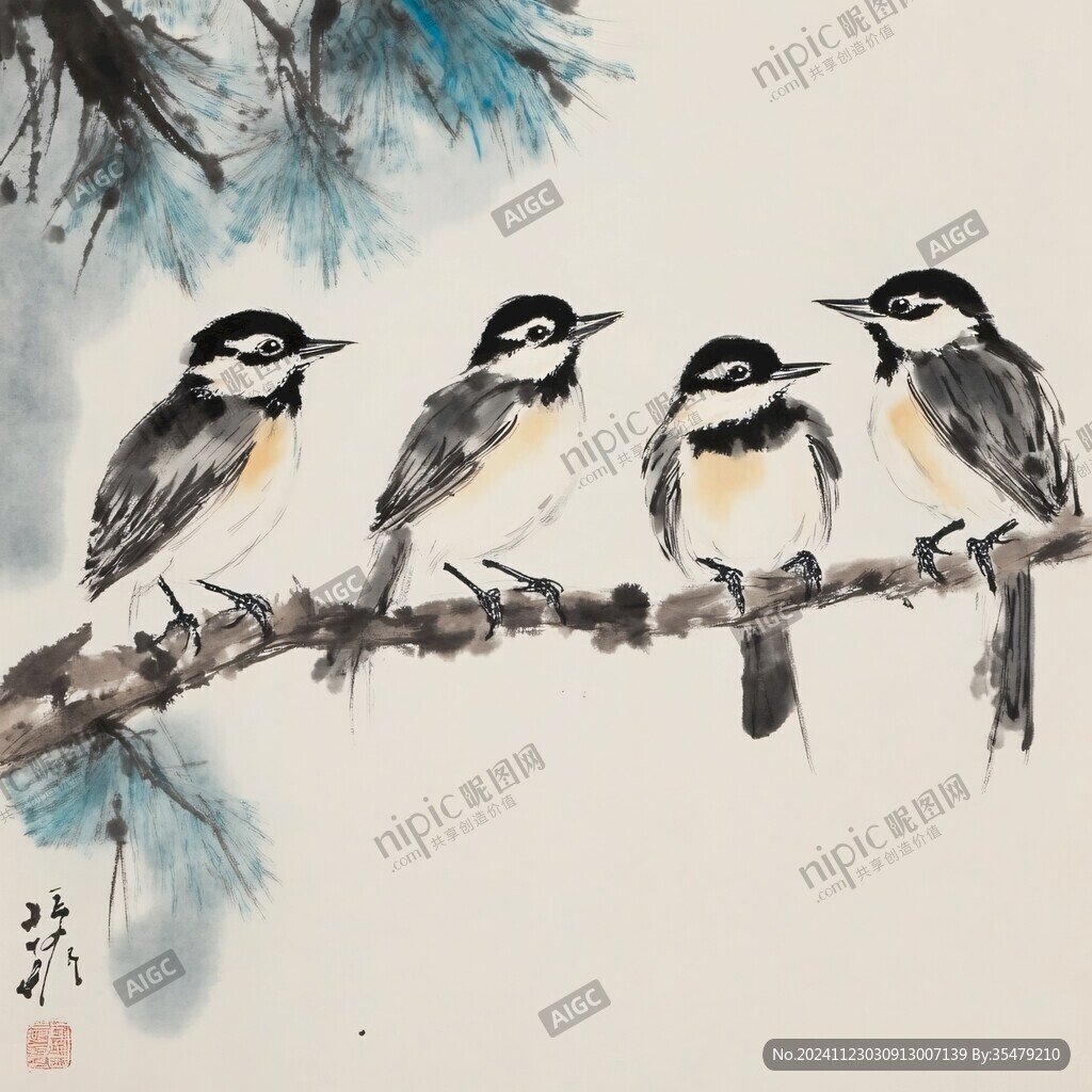 四喜圖