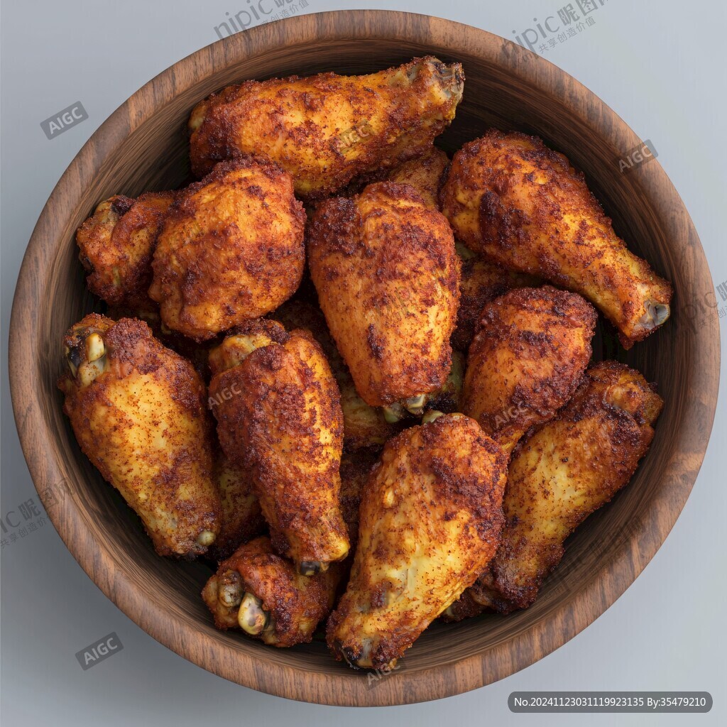 炸雞翅饅頭