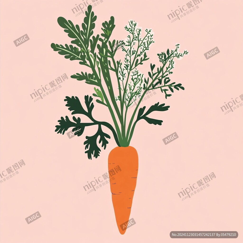 胡蘿卜插畫
