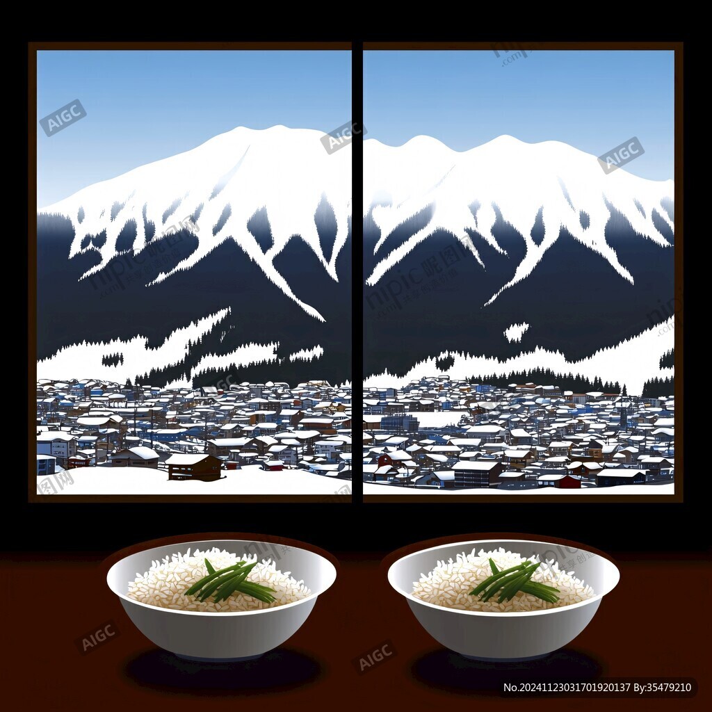 蕎麥面插畫(huà)