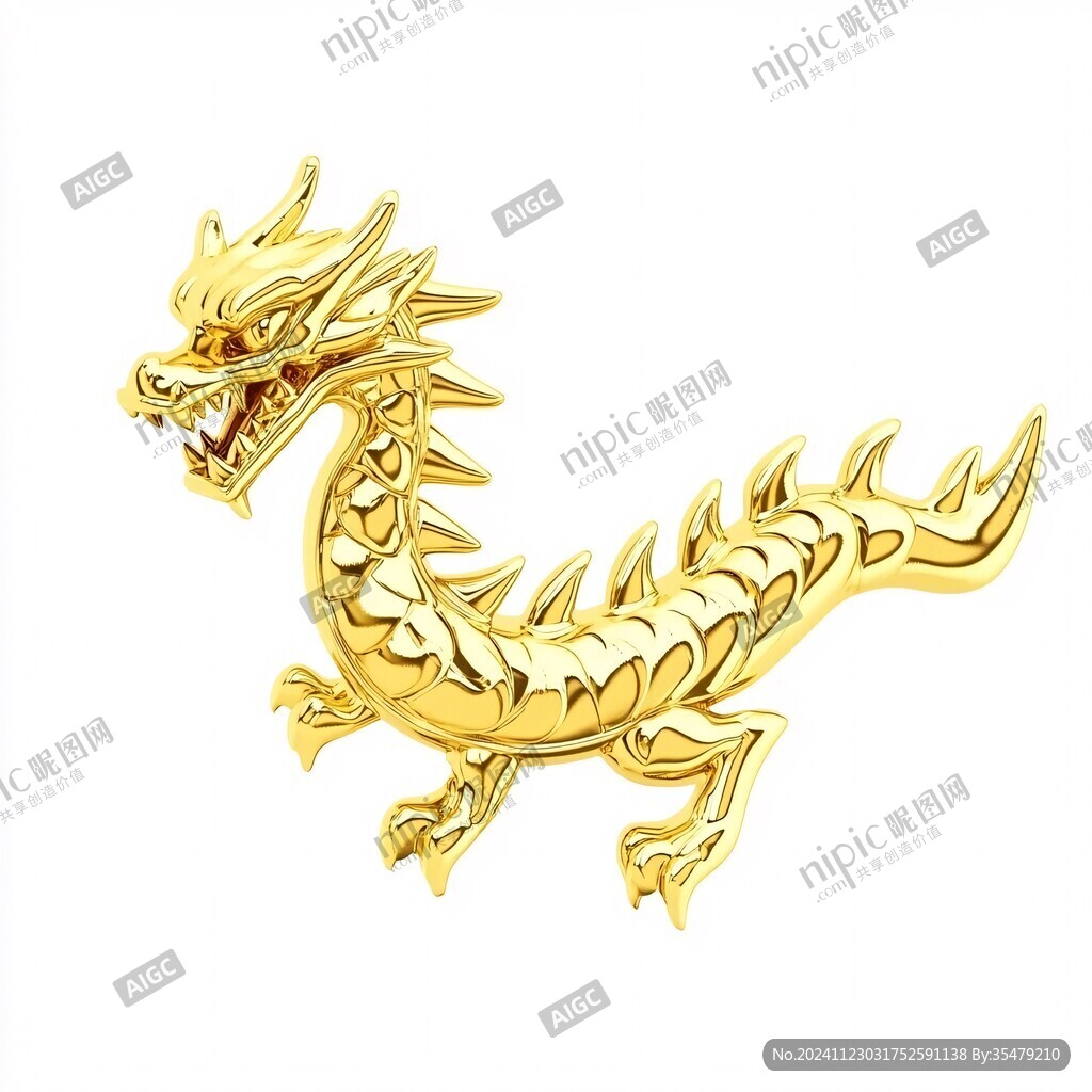 金色龍紋金龍蒼龍青龍