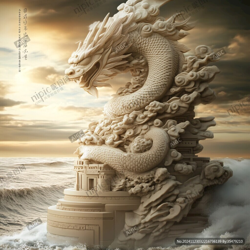 唯美金龍石雕
