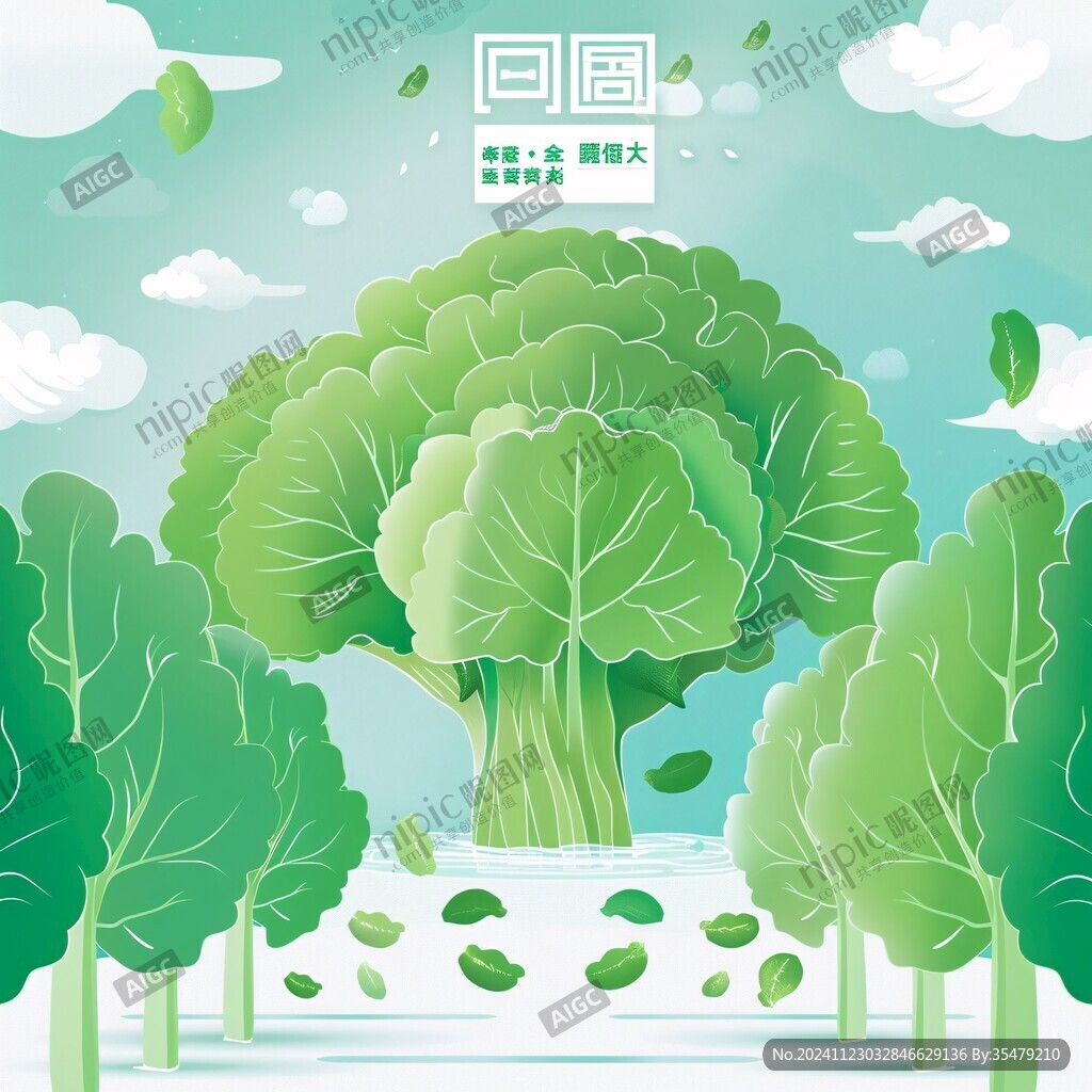 榆錢插畫