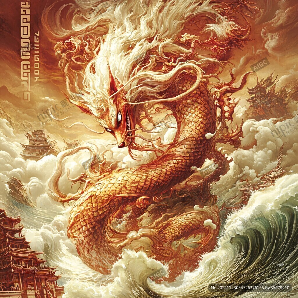 龍年系列包裝插畫