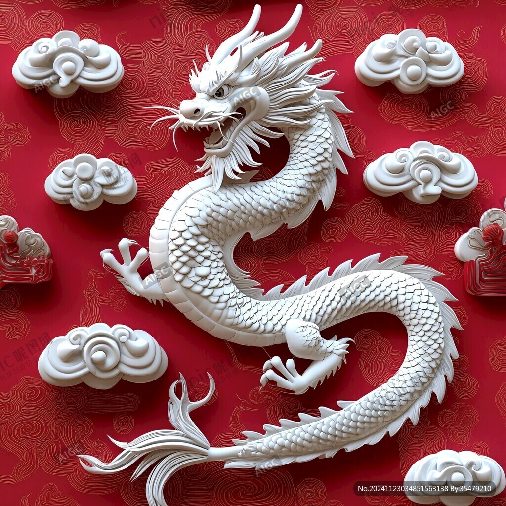 龍立體圖案