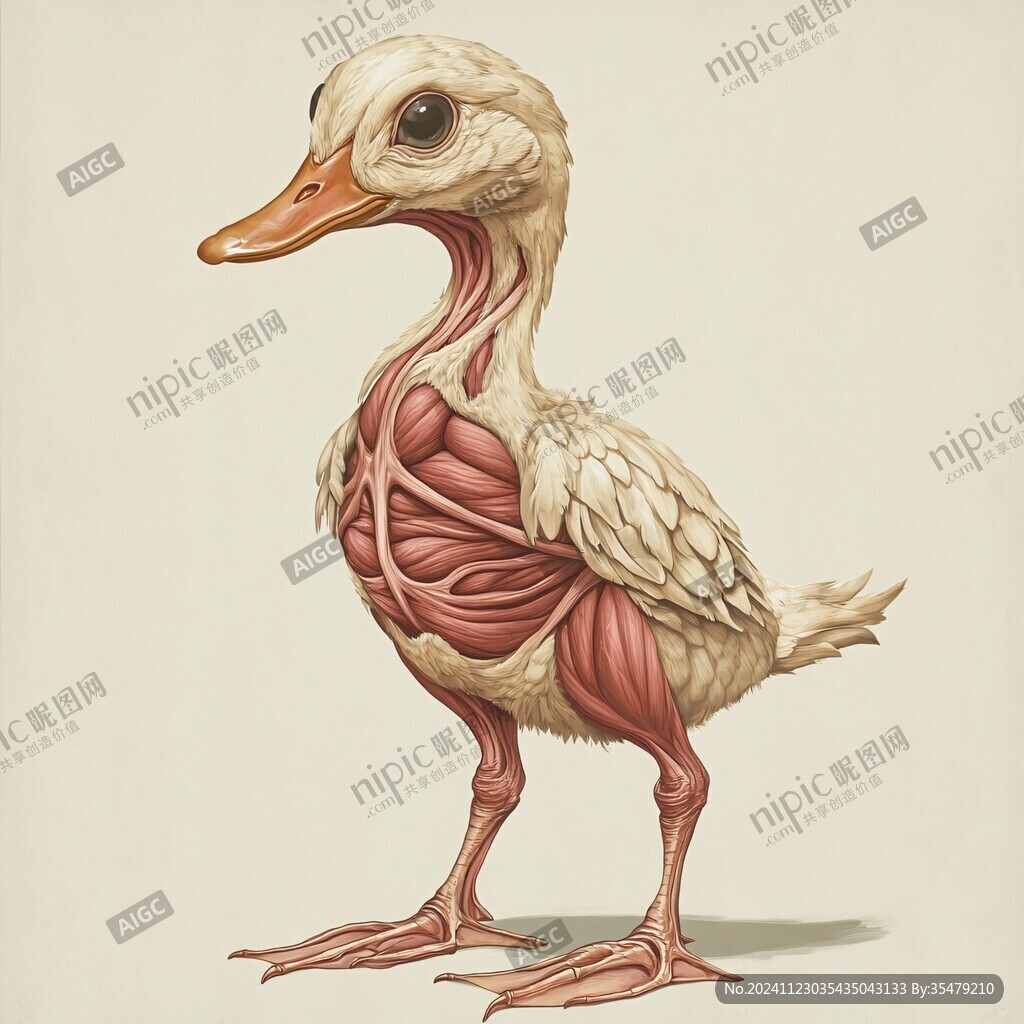 麻鴨插畫