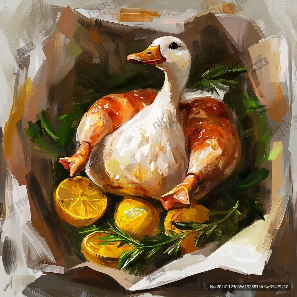 鴨包裝插畫