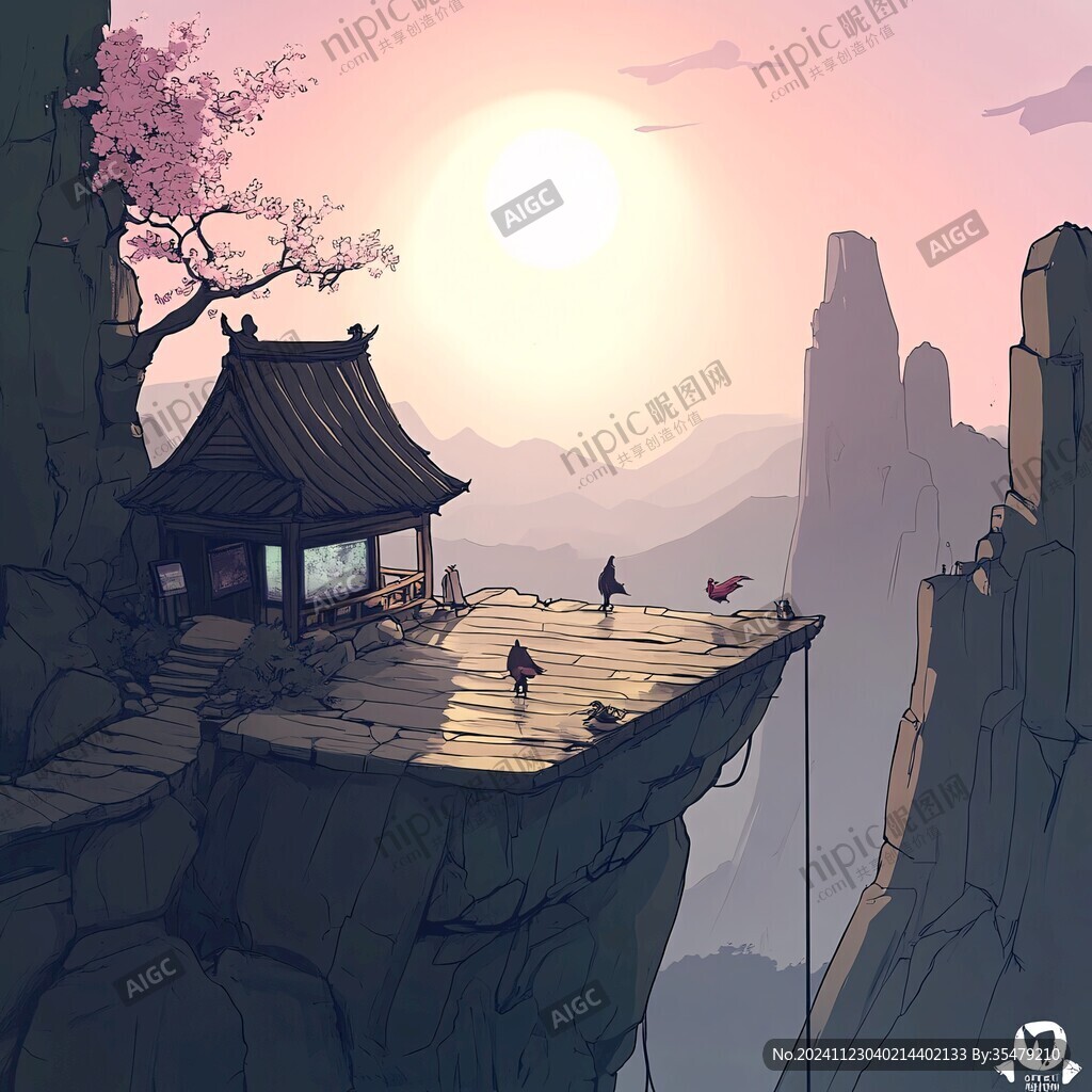 武當山插畫