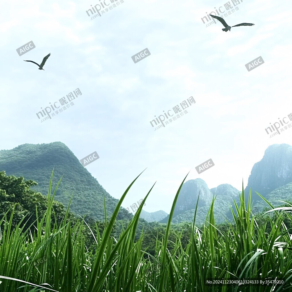 自然生態(tài)山野綠色