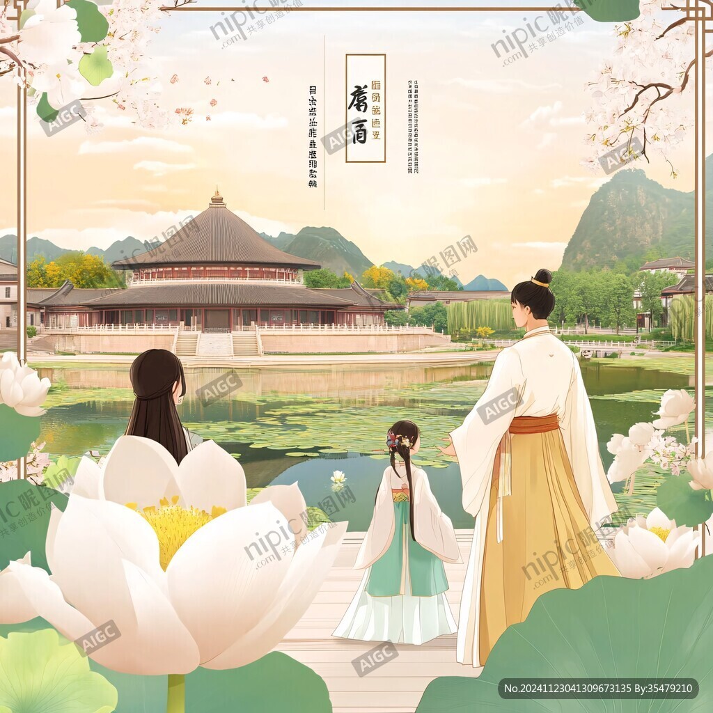 華清宮插畫
