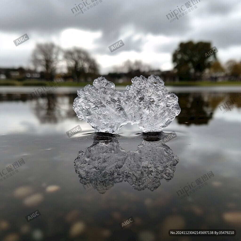 水之花雕塑