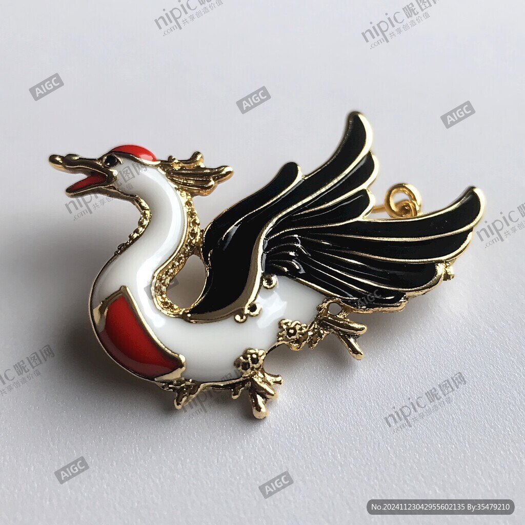 鳳凰展翅飾品