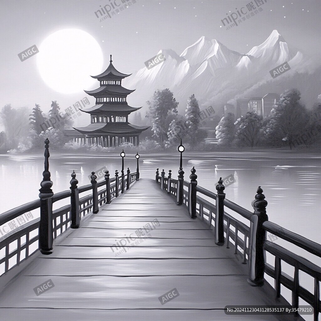 棧橋插畫